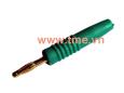 2mm Banana Plug Gold - Green