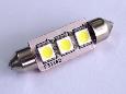 Festoon 3-LED SMD 11x42mm White