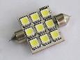 Festoon 9-LED SMD 26x42mm White