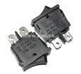 Switch KCD1-110 2Pin 6A 250V Black Unilluminated