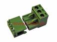 5.0mm 3-pin Plug-in Terminal Block Male & Female Right Angle