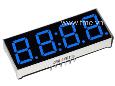 0.56" Anode BLUE 4 Digit 7-Segment display with Clock Point