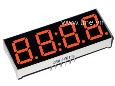 0.56" Anode RED 4 Digit 7-Segment display with Clock Point