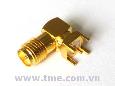 SMA Right Angle Male PCB Connector length 15mm