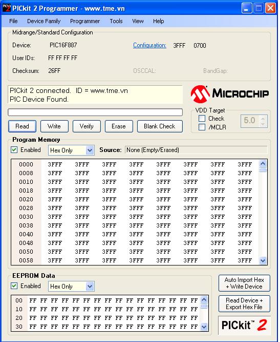 16F628a Simple Program Code